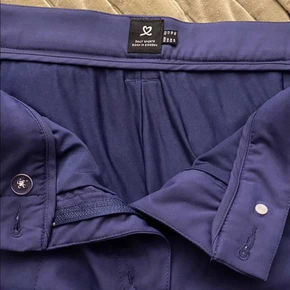 Daily Sports Navy Performance Skort with Front Details - Picture 4 of 4